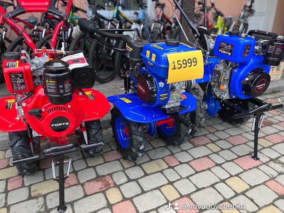Мотоблоки мотокультиватор фірми Forte Zubr