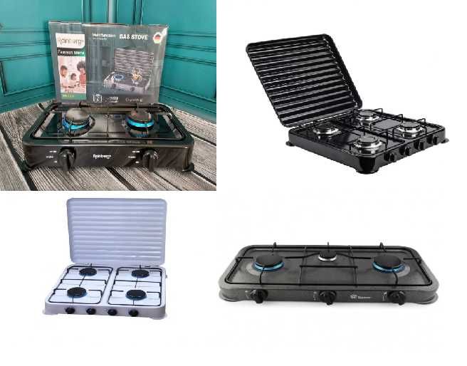 Побутова газова плита на 4, 2, 3, 1 конфорки. Газовая плита под балон