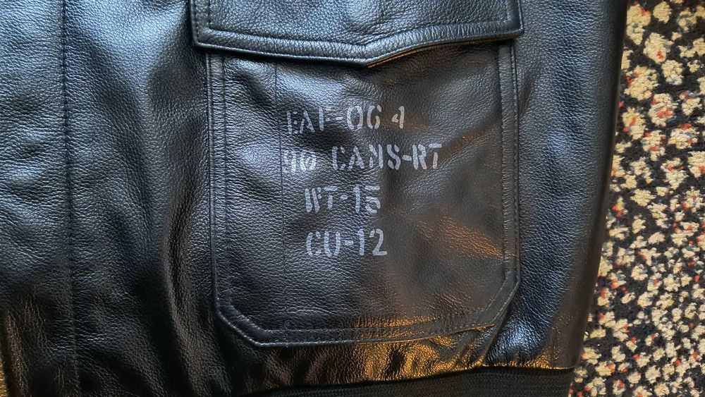 Skórzana pilotka Black Autumn 2025,Top Gun