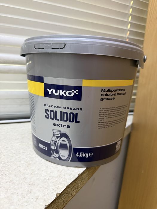 Смазка Солидол YUKO (ведро 4,5 кг)
