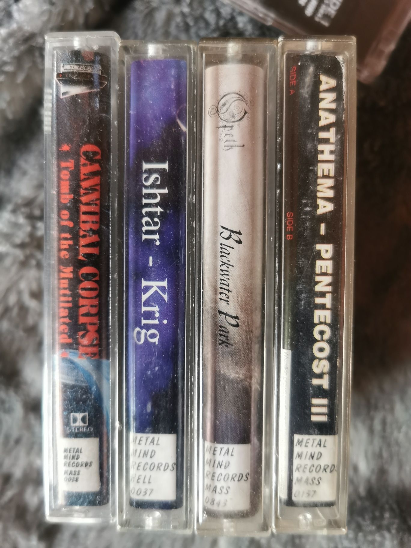4x Kasety Metal Mind Records Opeth Ishtar Anathema Cannibal Corpse VG+