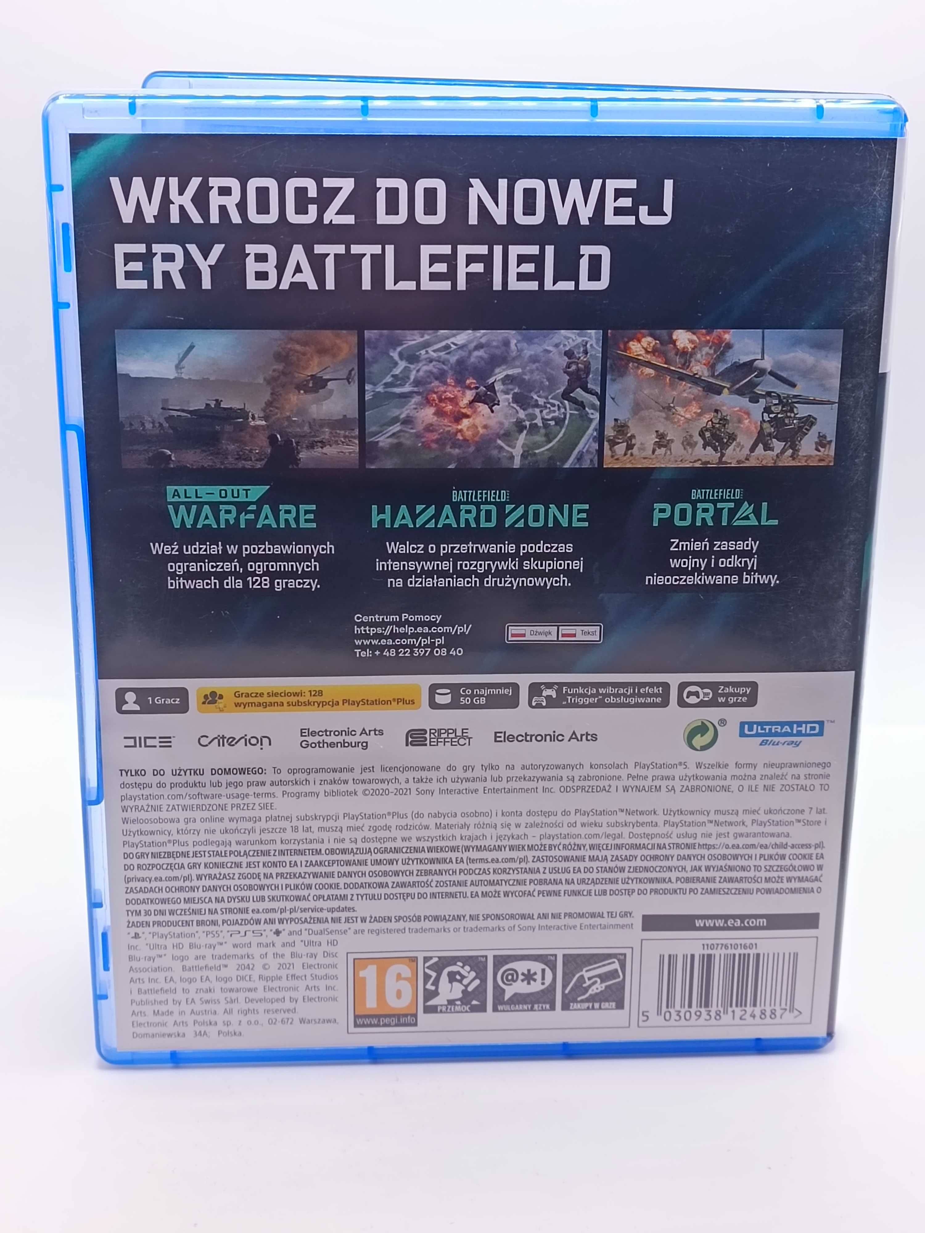 GRA Battlefield 2042 Wersja PL NA PS5 262/03/25S
