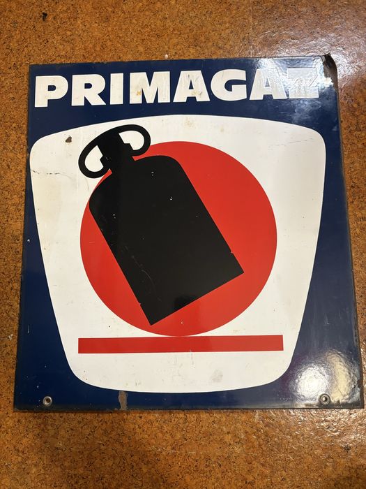 Chapa Esmaltada Dupla Face Primagaz