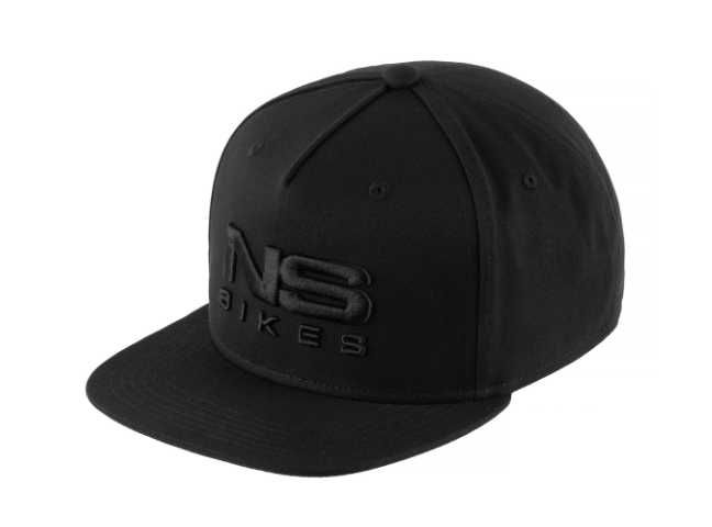 Czapka NS Bikes czarna - czarne logo