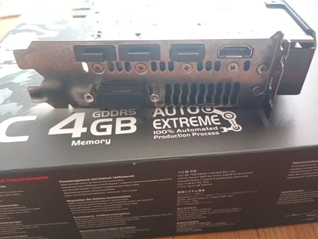 Karta graficzna asus RX 580 4gb