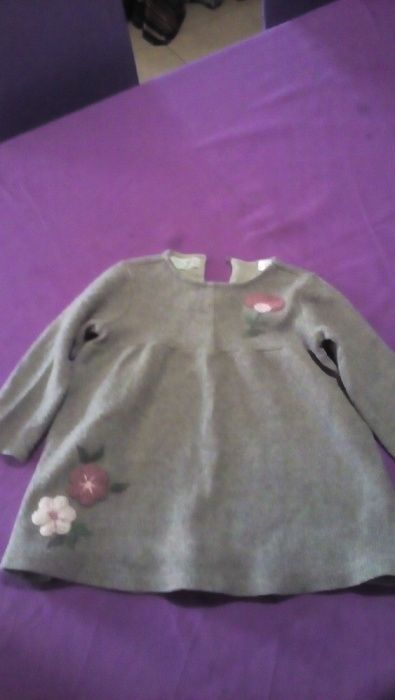 vestido de malha - 2 anos