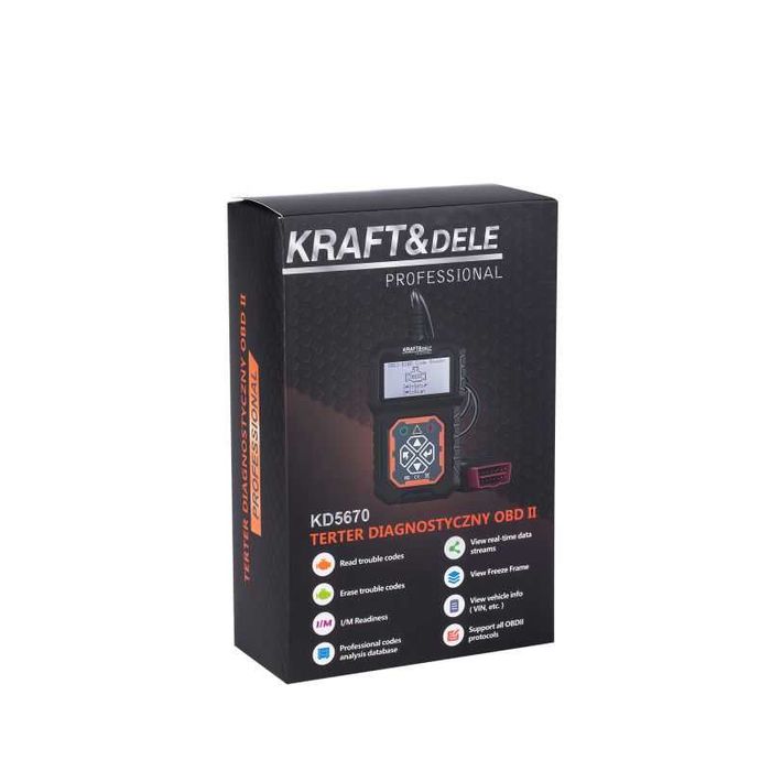 SKANER miernik OBD II KD5670