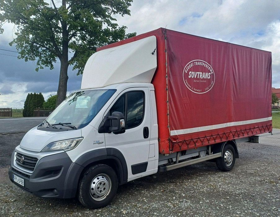 Fiat Ducato  2.3 MultiJet 130 KM Bez AdBlue Plandeka 10 Euro Palet