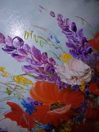 Kwiaty ręcznie malowany