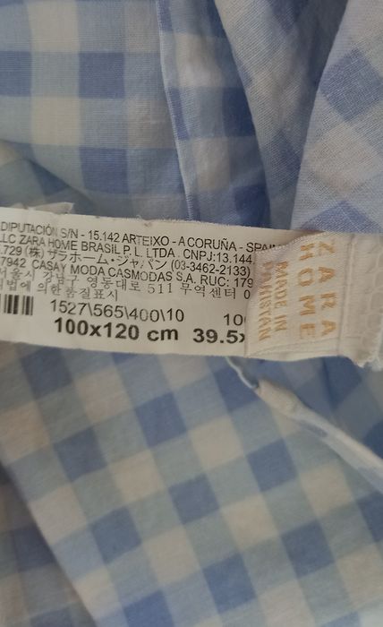 Capa de edredão para berço, da Zara home