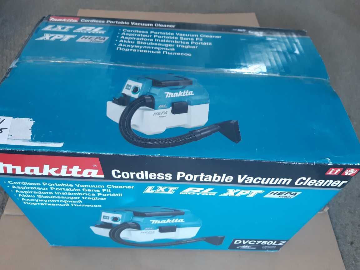 Odkurzacz przemysłowy Makita DVC750LZ 18V nowy / akumulatorowy