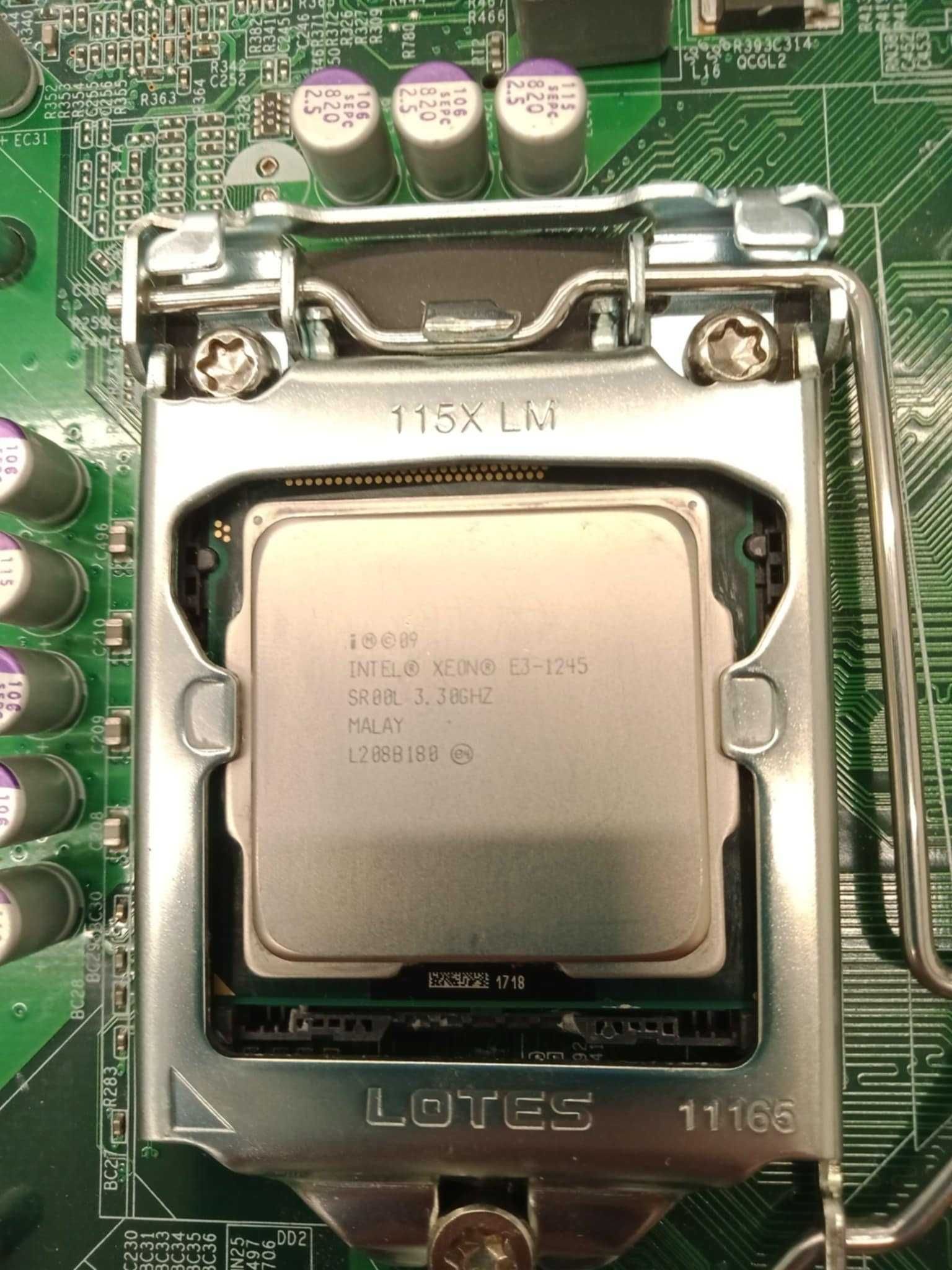Procesor intel xeon E3-1245 Lga1155 [4-rdzenie, 8-wątków] + chłodzenie