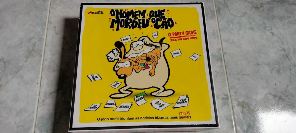 Jogo de tabuleiro "Homem que mordeu o cão"