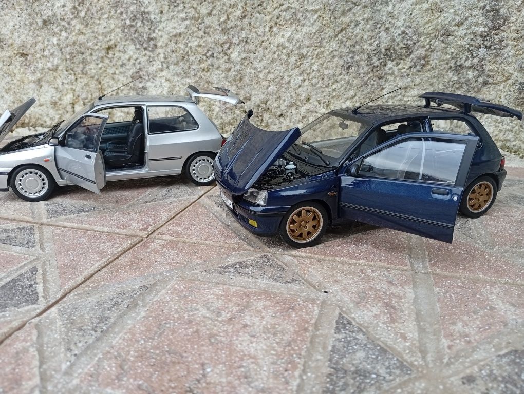 1/18 Renault Clio Williams e Renault Clio 16s