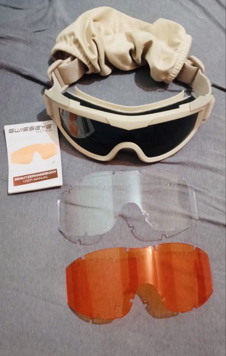Тактичні окуляри-маска Swiss Tactical