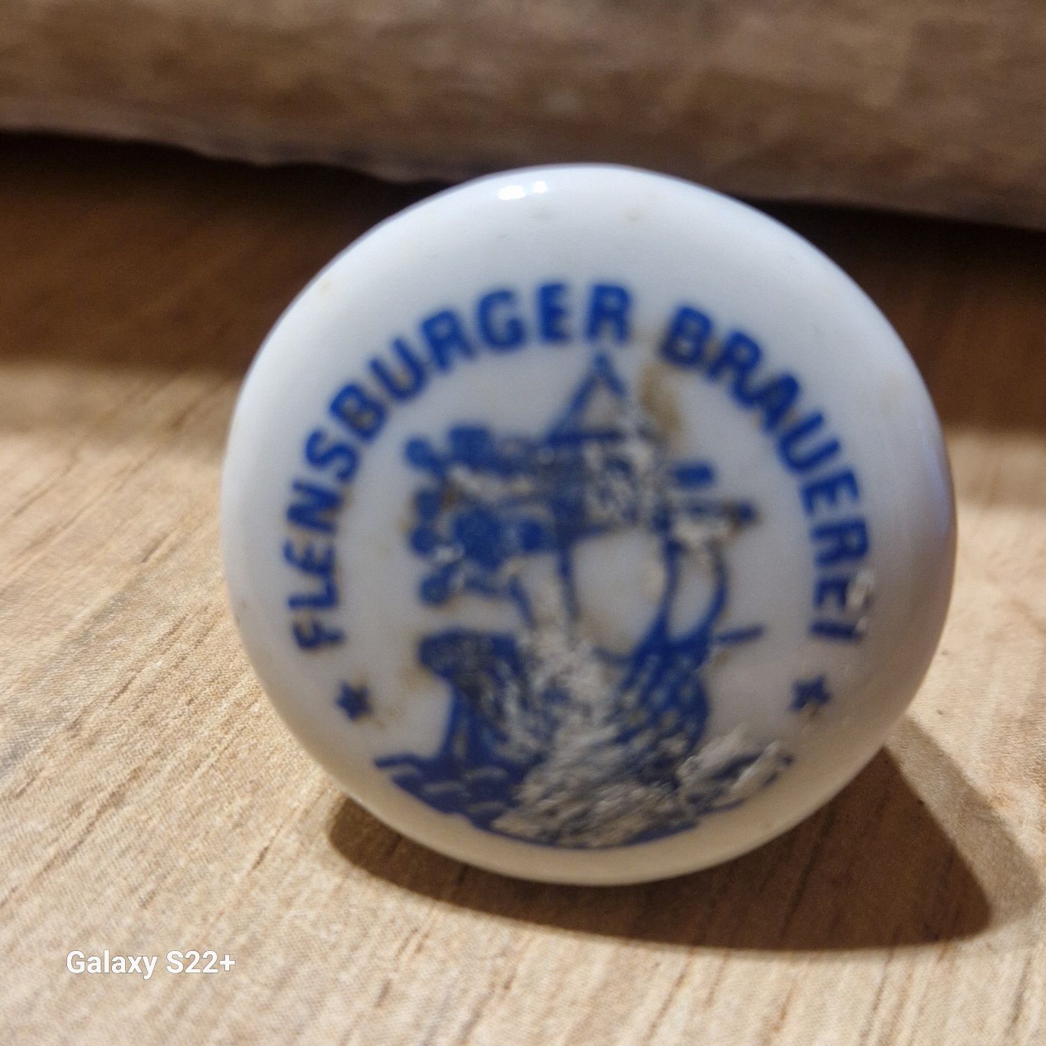 Stara porcelanka do butelki Flensburger