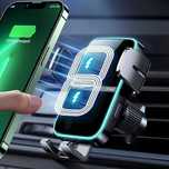 JOYROOM 15W Qi uchwyt do telefonu indukcyjnego automatyczne zaciskanie