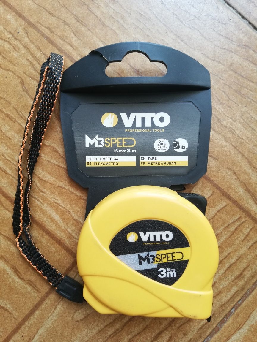 Ferramentas Vito máquina Rebitar PROFESSIONAL e Fita métrica NOVAS