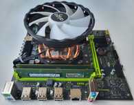 Комплект Zsus X99-P4 + Intel Xeon E5-2640 v3 + 16Gb DDR4 + кулер