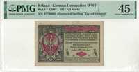 1/2 Pół Marki Polskiej 1917, Grading 45