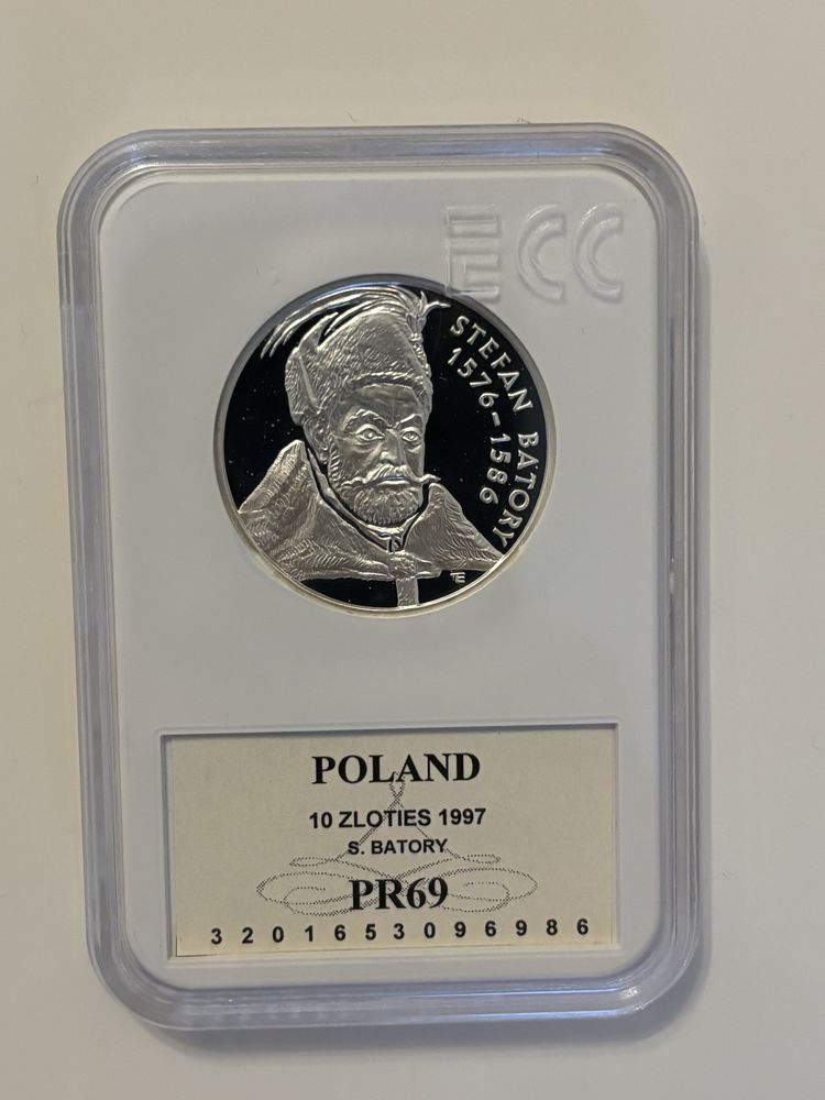 Stefan Batory 10 zł 1997 rok grading