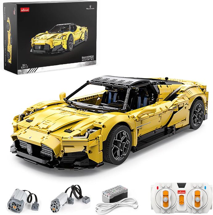 Конструктор Rastar Maserati MC20 1:8 на радіокеруванні (3300+ деталей)