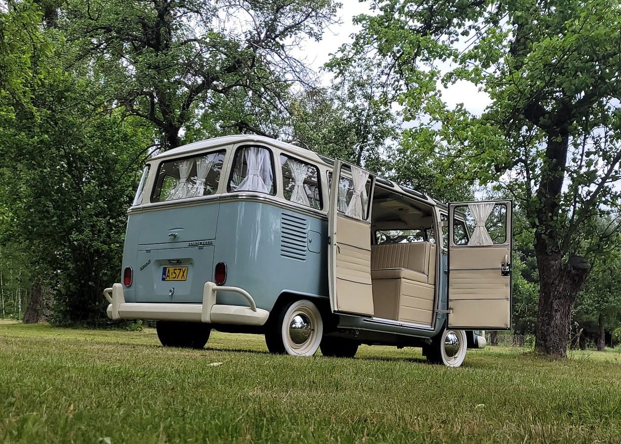 SAMBA VW T1 T2 Bulik Ogórek - Samochód Auto do Ślubu -zabytkowy boho