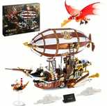Большой Lego конструктор воздушный морской корабль длиной 46 см