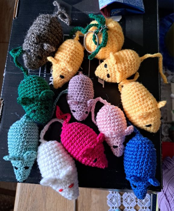 Myszka zabawka dla kota 1szt