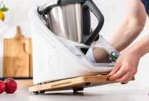 Podstawka pod thermomix TM6, TM5, deska drewniana BUKOWA v1