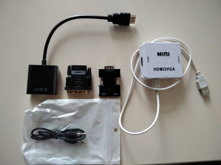 Переходник, конвертер VGA HDMI DVI