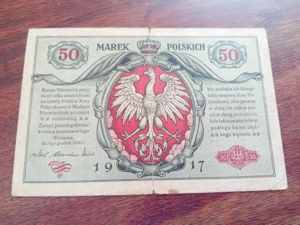 50 Marek Polskich 1916 rok