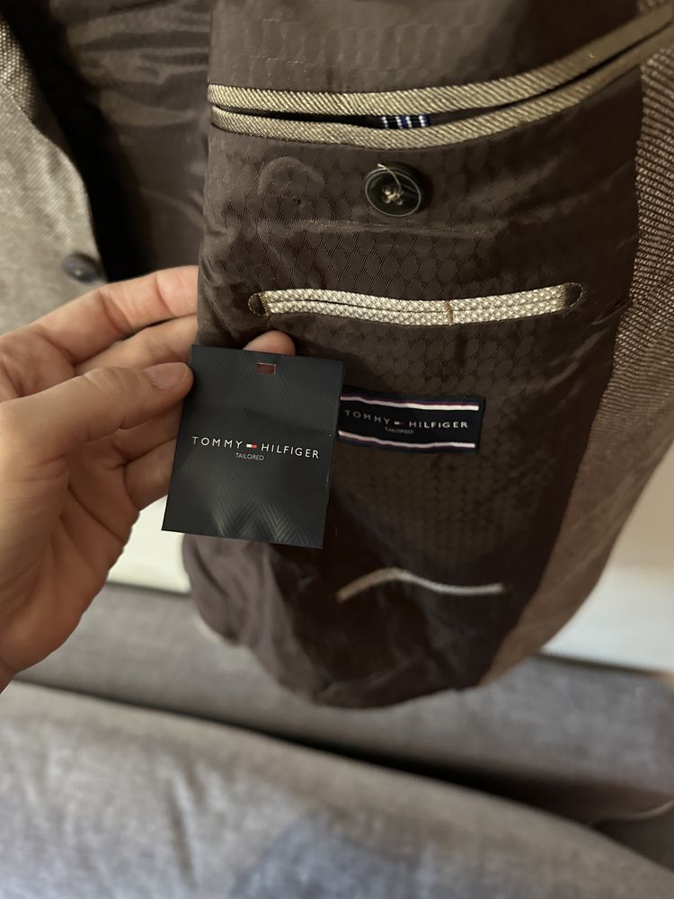Marynarka męska Tommy Hilfiger Tailored 50 bez wad, bardzo modny kolor