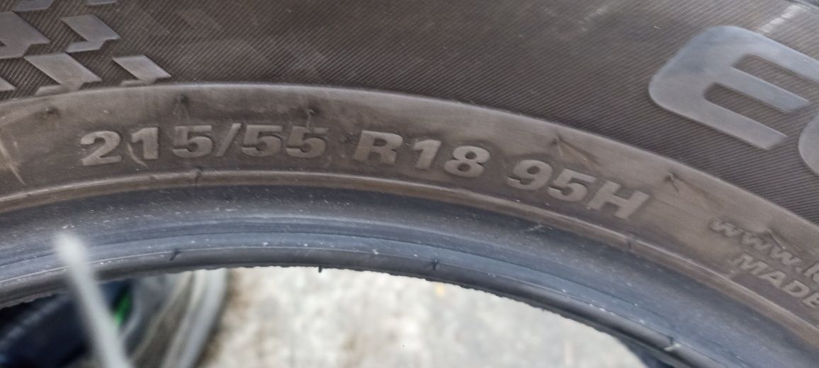Opony letnie 215 55.18 95H kumho 2022r. 7.3-7 mm