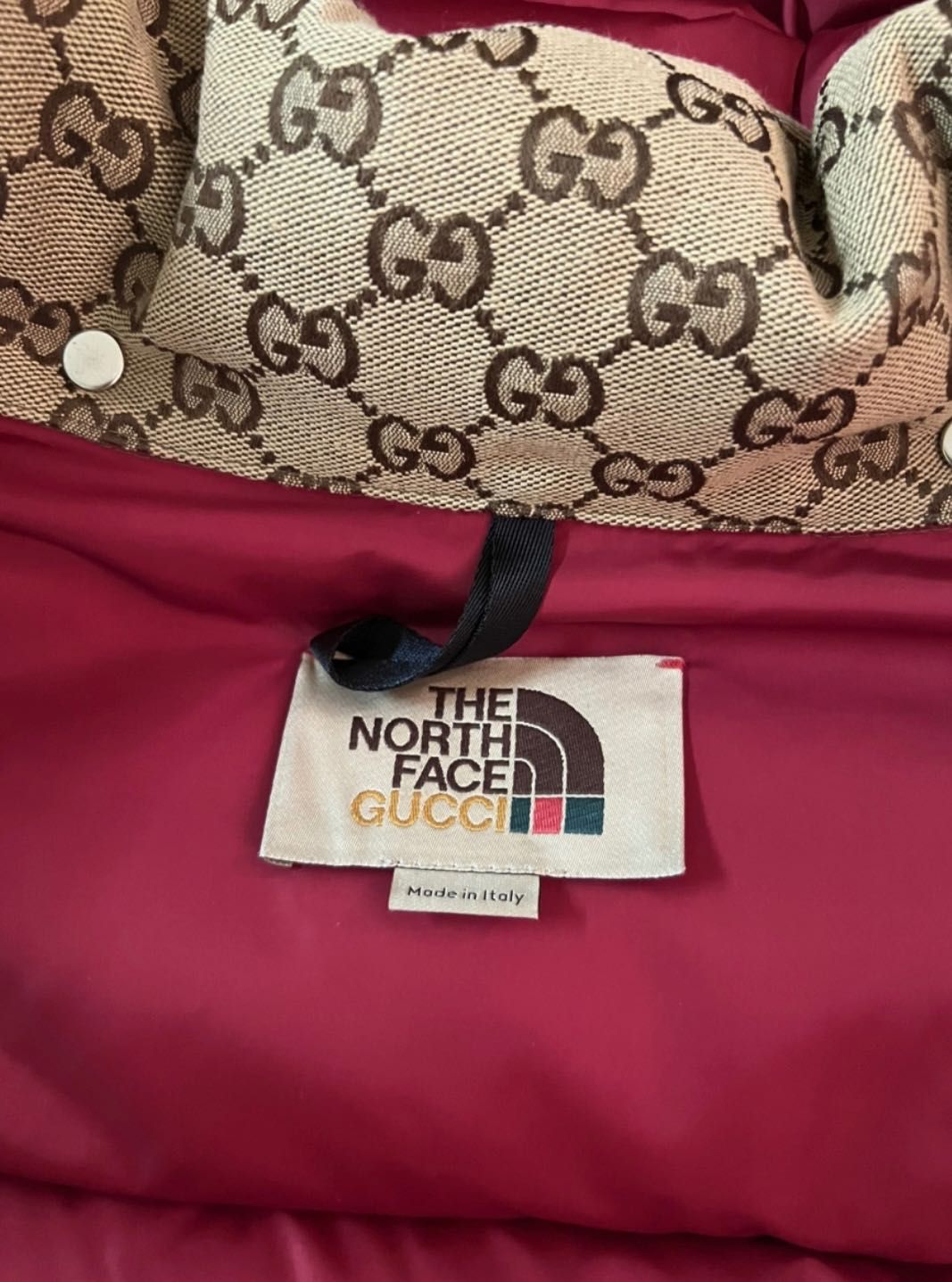 Оригинальный пуховик THE NORTH FACE x GUCCI