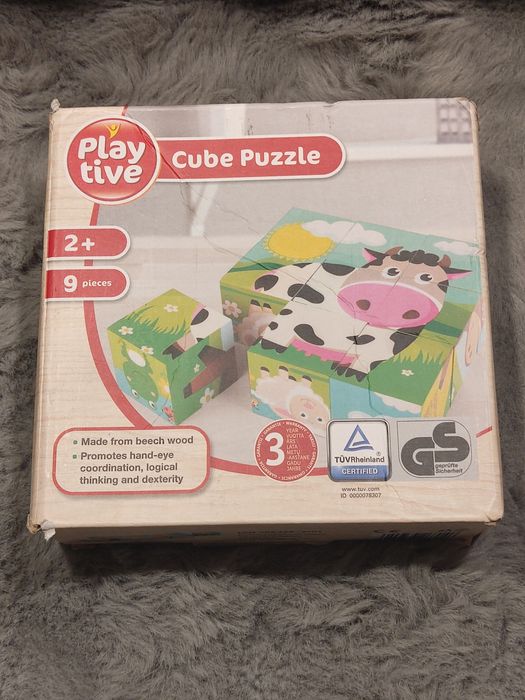 Sprzedam klocki układanki z drewna bukowego