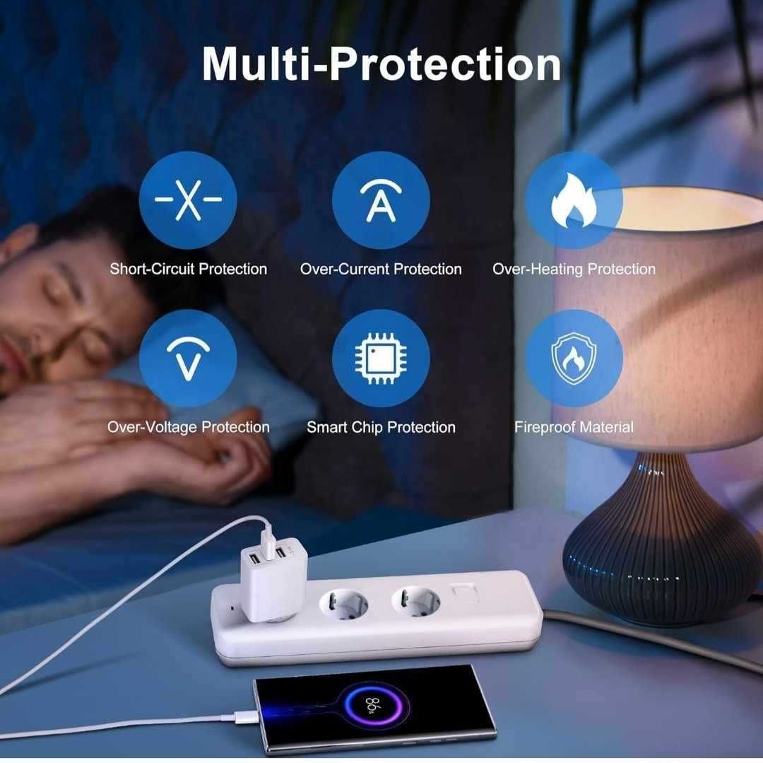 ARCCRA Ładowarka Multi-USB 15.5W z 3 Portami