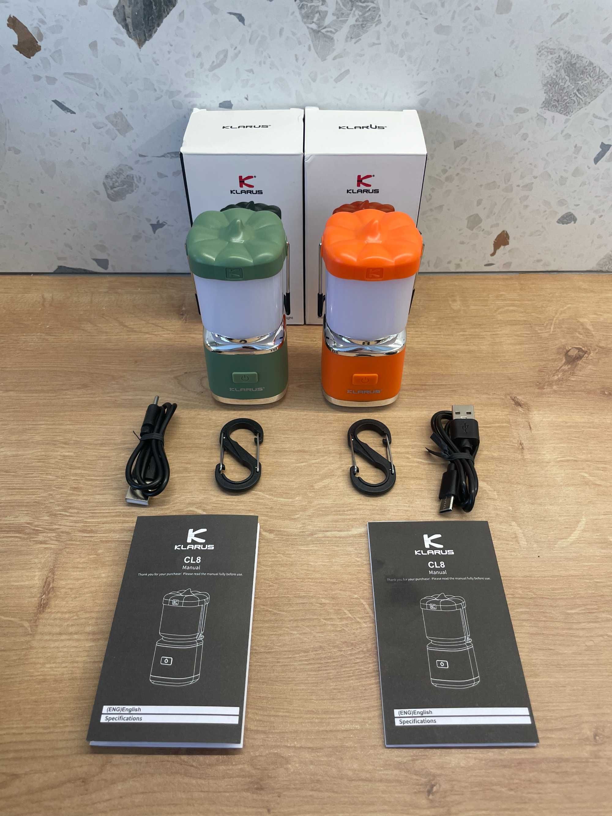 Klarus CL8 Компактний і Потужний Ліхтар для Кемпінгу 300 Lumen 2000mAh