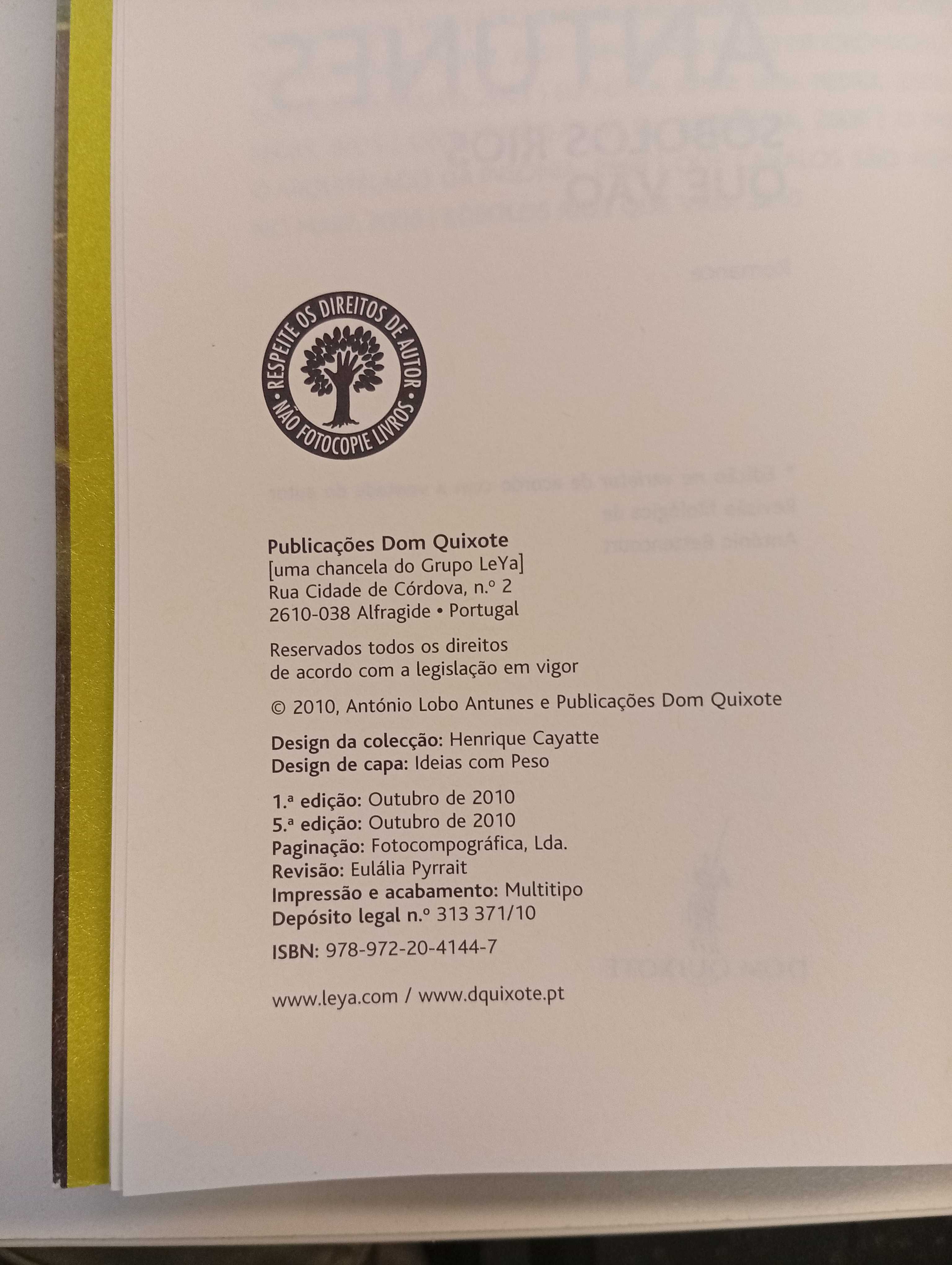 Livro - Sôbolos Rios Que Vão