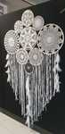 Dreamcatcher - Caça Sonhos - Filtro de Sonhos - Artesanato em crochet