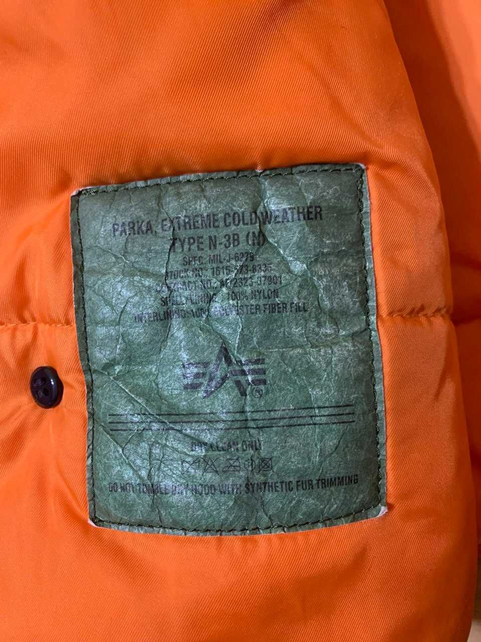 Оригинальная куртка аляска Alpha Industries N-3B XL синяя