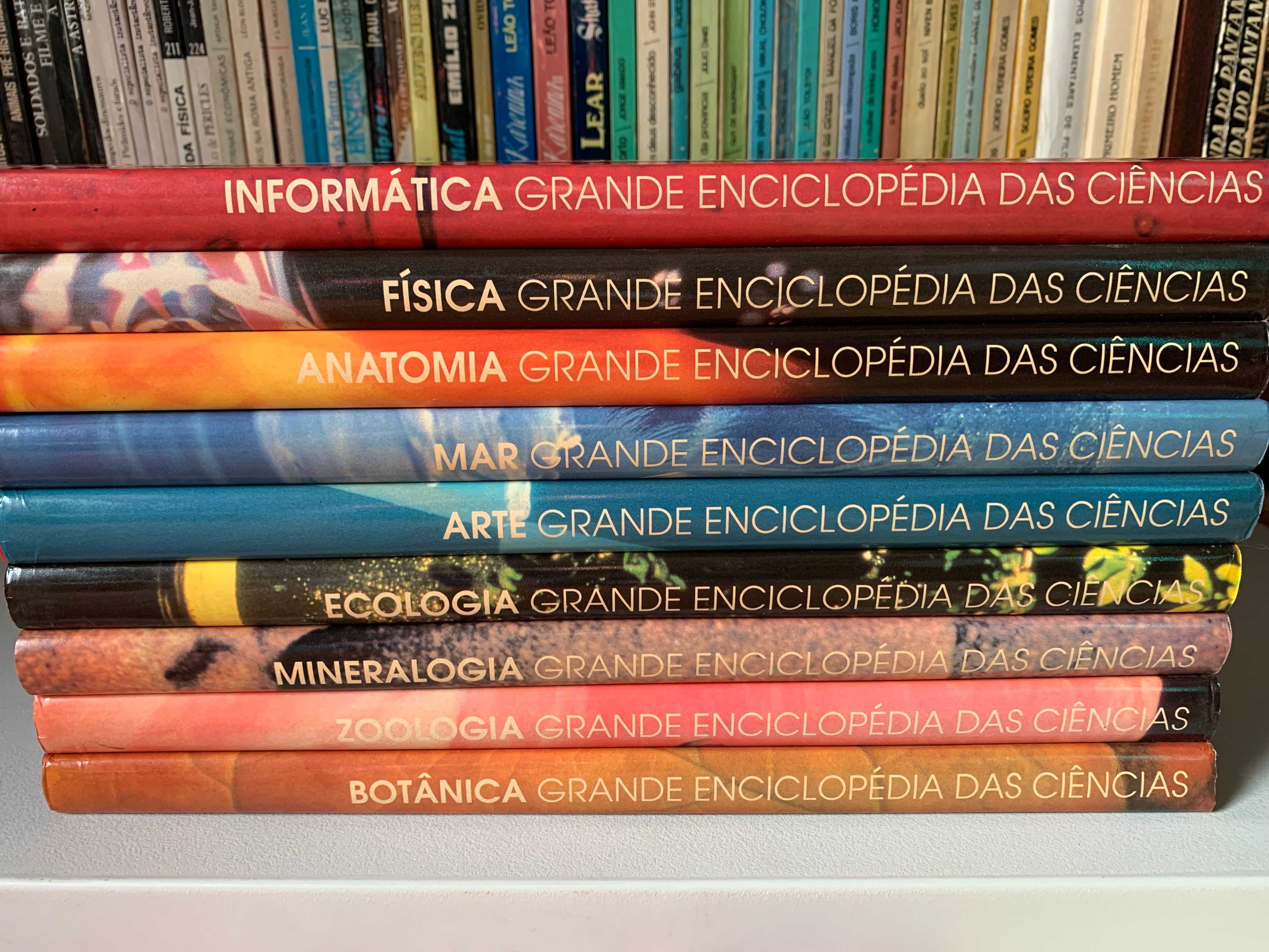 9 Volumes Grande Enciclopédia das Ciências