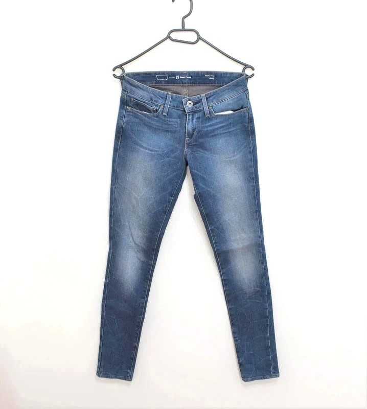 Levi's jeansy skinny rurki elastan Demi Curve Modern Rise 25/32 XS S