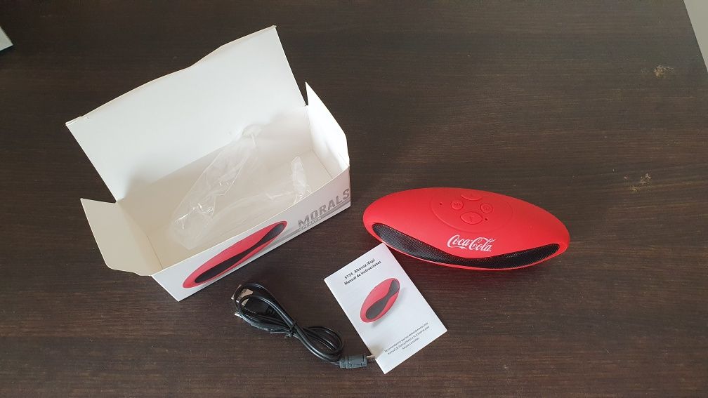 Coluna Bluetooth Coca-Cola - Nova