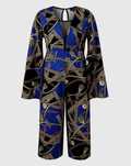 AX PARIS  STYL bardzo elegancki / luksusowy kombinezon r. 48