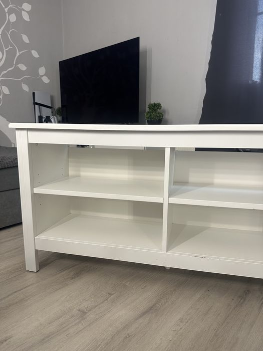 Ikea komoda szafka z półkami  120 cm używana biała pod tv