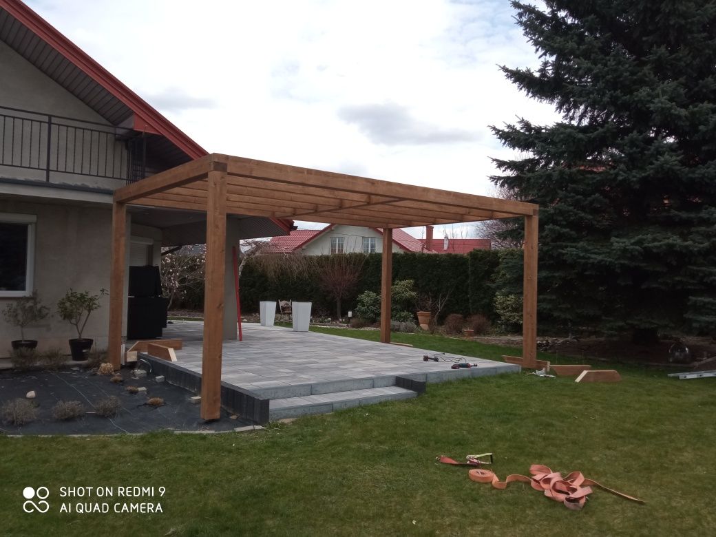 Pergola ogrodowa, taras , wypoczynek