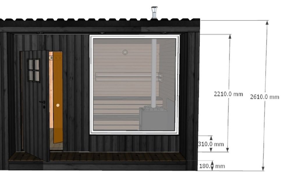 Sauna ogrodowa,sauna fińska,sauna nowoczesna