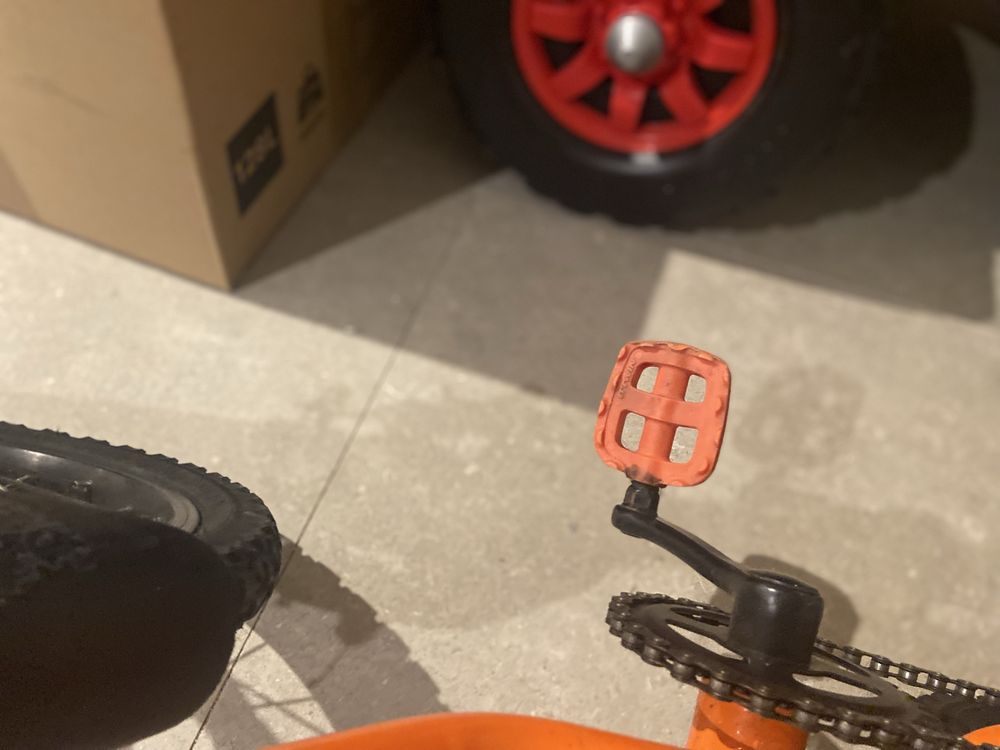 BICICLETA CRIANÇA DECATHLON 500 ROBOT B'TWIN 14" 3-5 ANOS