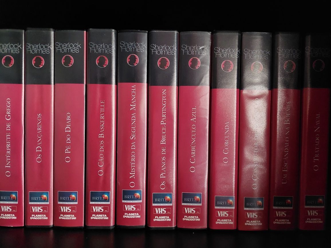 Coleção Sherlock Holmes - 26 VHS novas